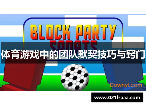 体育游戏中的团队默契技巧与窍门